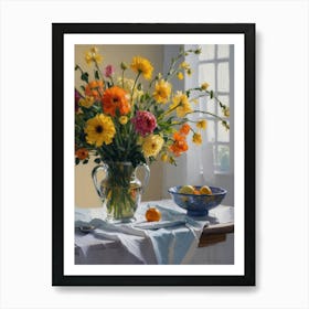 Flowers In A Vase 44 Art Print