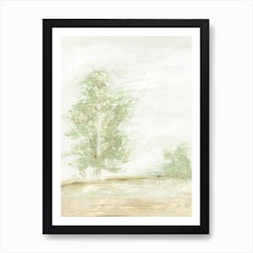 Transformation - Abstract Trees Painting Art Print
