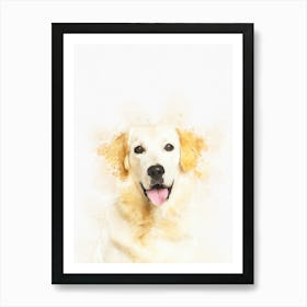 Golden Retriever Dog 3 Art Print