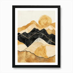 Sand Dunes Canvas Print Art Print