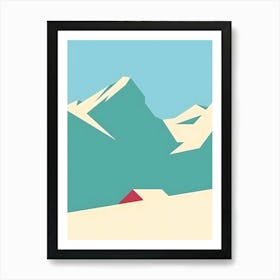 House In The Mountains Art Print