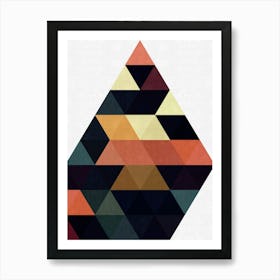 Triangle geometry 1 Art Print