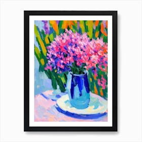 Relax And Paint Matisse Inspired Flower Art Print