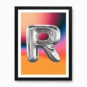 Chrome R Poster Art Print