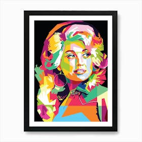 Dolly Rebecca Parton Pop Art Art Print