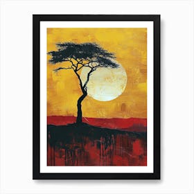 Africa S Boho Art The Rainforest Reverberation Art Print