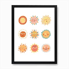 Sun Art Print