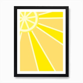 Lemon Sunshine Art Print