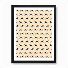 Unicorns Are Real In Pattern Art Print