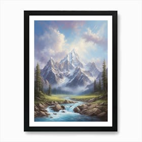 Mountain Stream 1 Art Print