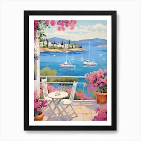 Bodrum Turkey 2 Illustration Art Print