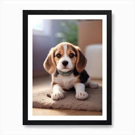 Beagle Puppy 2 Art Print