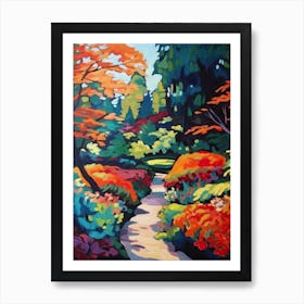 Butchart Garden Canada Painting 2 Art Print