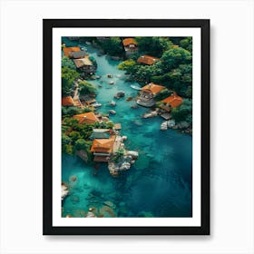 House On The Water Art Print