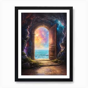 Portal To The Ocean Art Print