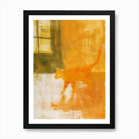 Orange Cat 6 Art Print