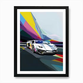 Lamborghini Adventador Art Print