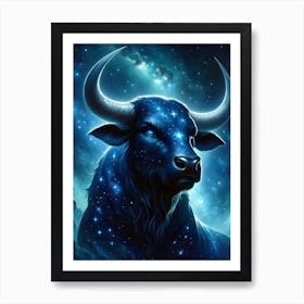 Taurus Zodiac Sign Art Print