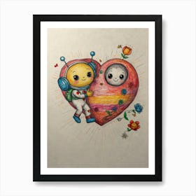 Heart Of Space 1 Art Print