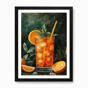 Orange Iced Tea 22 Art Print