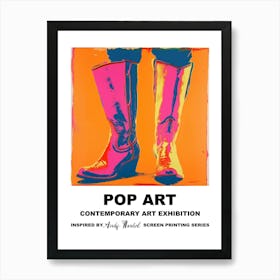 Poster Boots Pop Art 4 Art Print