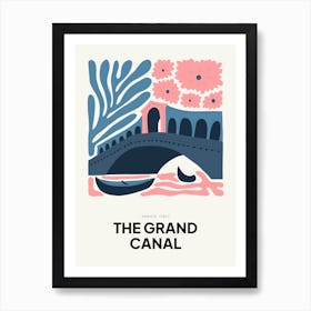 The Grand Canal Venice Travel Matisse Style Art Print