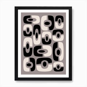 Mid Century Modern Geometric Design 4 Art Print