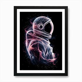 Space Astronaut Art Print