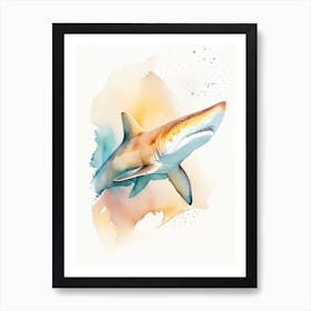 Sixgill Shark Watercolour Art Print