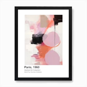 World Tour Exhibition, Abstract Art, Paris, 1960 7 Art Print