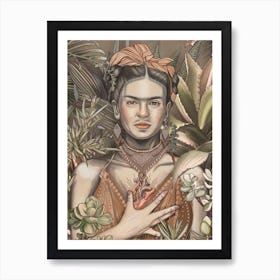 El Corazon Espiritual Art Print