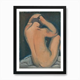 Study Of A Nude, Mikuláš Galanda Art Print