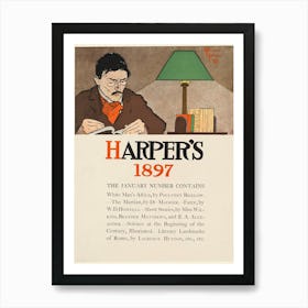 Harper's 1897, Edward Penfield Art Print