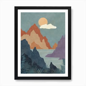 Hawaiian Landscape Art Print