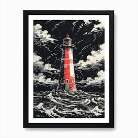 Lighthouse 3 Art Print