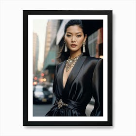 Asian Model Art Print