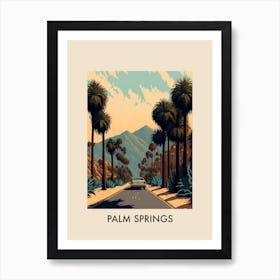 Palm Springs, Usa 5 Vintage Travel Poster Art Print