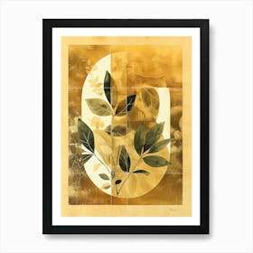 'Gold Leaf' 6 Art Print