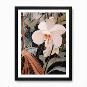 Flower Illustration Orchid 2 Art Print