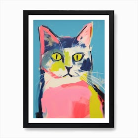 Cat Painting Art Print