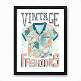 Vintage Fashions Art Print