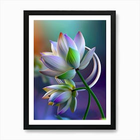 Lotus Flower 150 Art Print