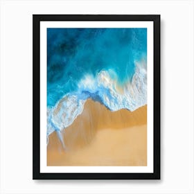 Aerial View Of A Beach 93 Art Print