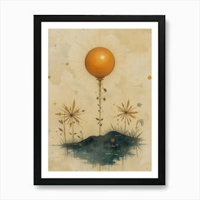 Balloons In The Sky Art Print