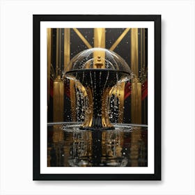 Fountain Of Gold 2 Art Print