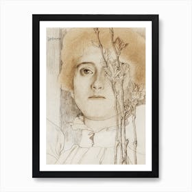 Portrait Of An Unknown Woman (1868–1928), Jan Toorop Art Print