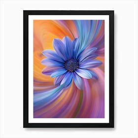 Abstract Flower Painting Art Print