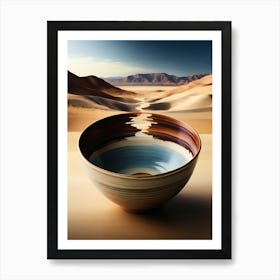 Desert Bowl Art Print