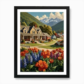 Garden In Bloom Art Print