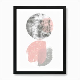 Pink And Grey 1 Poster